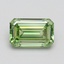 1.04 Ct. Fancy Vivid Pacific Green Emerald Lab Grown Diamond