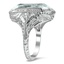 The Brie Ring, smalltop view on a hand