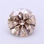 2.06 Ct. Light Brown Round Lab Grown Diamond
