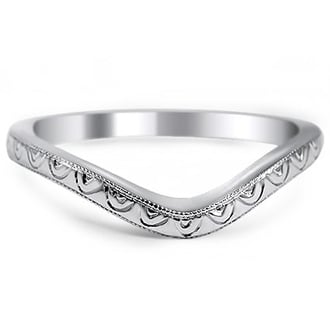 Custom Contoured Hand Engraved Ring