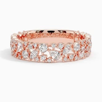 Glacé Diamond Ring (3/4 ct. tw.) in 14K Rose Gold