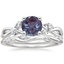 18K White Gold Willow Diamond Ring (1/8 ct. tw.) with Winding Willow Diamond Ring (1/8 ct. tw.)
