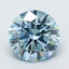 1.88 Ct. Fancy Intense  Blue Round Lab Grown Diamond