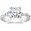 18K White Gold Chamise Diamond Ring (1/15 ct. tw.), smalltop view