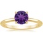 18K Yellow Gold Petite Elodie 1.5mm Ring, smalltop view