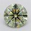 2.93 Ct. Fancy Green Round Lab Grown Diamond