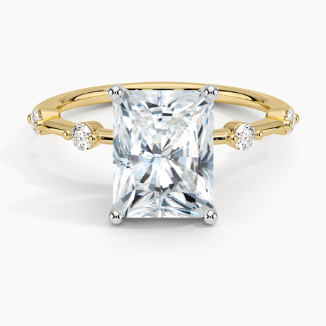 Two Tone Engagement Ring