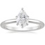 Platinum Esme 1.8mm Ring, smalltop view