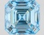 3.10 Ct. Fancy Vivid Blue Asscher Lab Grown Diamond