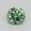 0.6 Ct. Fancy Vivid Pacific Green Round Lab Grown Diamond
