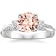 18K White Gold Petite Twisted Vine Three Stone Diamond Ring (2/5 ct. tw.), smalltop view