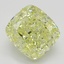 5.06 Ct. Fancy Yellow Cushion Diamond