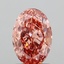 1.5 Ct. Fancy Intense Pink Oval Lab Grown Diamond
