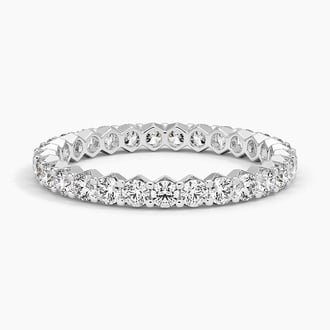 Textured Profile Eternity Diamond Ring (1 ct. tw.)