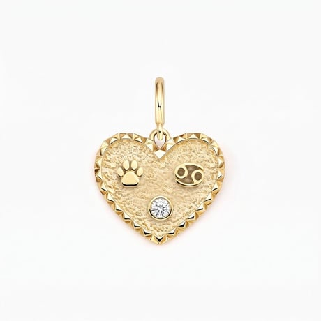 Story Heart Charm