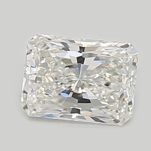Radiant diamond — real photo