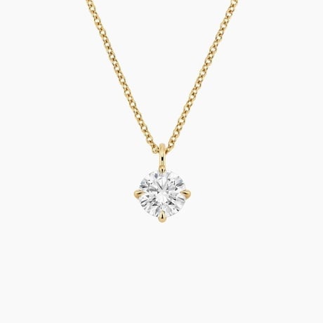 Perfect Compass Point Round Diamond Solitaire Pendant (1 ct. tw.)