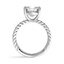 Twisted Split Shank Solitaire Ring, smallview