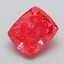 1.30 Ct. Fancy Vivid Pink Cushion Lab Grown Diamond