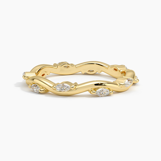 Winding Willow Eternity Diamond Ring (1/3 ct. tw.) in 18K Yellow Gold