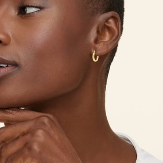 2mm Huggie Perfect Hoop Earrings