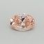 0.30 Ct. Fancy Vivid Pink Oval Lab Grown Diamond