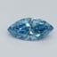 0.40 Ct. Fancy Vivid Malibu Blue Marquise Lab Grown Diamond