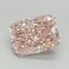 1.50 Ct. Fancy Vivid Pink Radiant Lab Grown Diamond