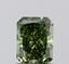 1.11 Ct. Fancy Vivid  Green Radiant Lab Grown Diamond
