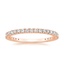 14K Rose Gold Bliss Three-Quarter Coverage Diamond Ring (1/3 ct. tw.), smalltop view
