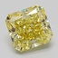 12.03 Ct. Fancy Intense Yellow Radiant Lab Grown Diamond
