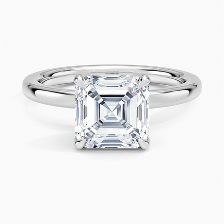 18K White Gold 2mm Petite Elodie Perfect Fit Solitaire Ring