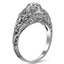 The Amable Ring, smalltop view on a hand