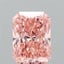 1.91 Ct. Fancy Vivid  Pink Radiant Lab Grown Diamond