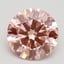 2.33 Ct. Fancy Intense Pink Round Lab Grown Diamond