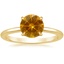 18K Yellow Gold Petite Elodie 1.5mm Ring, smalltop view