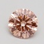1.84 Ct. Fancy Intense Pink Round Lab Grown Diamond