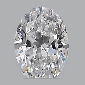 Oval diamond — real photo