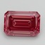 11.10 Ct. Fancy Vivid Reddish Pink Emerald Lab Grown Diamond