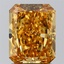 1.50 Ct. Fancy Vivid Orangy Yellow Radiant Lab Grown Diamond