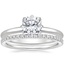 18K White Gold North Star Ring with Luxe Ballad Diamond Ring (1/4 ct. tw.)