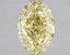 3.01 Ct. Fancy Intense Yellow Oval Lab Grown Diamond