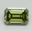3.09 Ct. Fancy Vivid Green Emerald Lab Grown Diamond