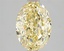 3.09 Ct. Fancy Vivid Yellow Oval Lab Grown Diamond