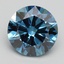 3.00 Ct. Fancy Vivid Blue Round Lab Grown Diamond
