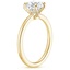 18K Yellow Gold Adorned Petite Elodie Diamond Ring, smallside view
