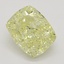 0.72 Ct. Fancy Yellow Cushion Diamond