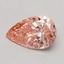 0.50 Ct. Fancy Intense Pink Pear Lab Grown Diamond