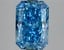 3.07 Ct. Fancy Vivid Blue Radiant Lab Grown Diamond