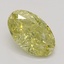 1.03 Ct. Fancy Intense Yellow Oval Diamond